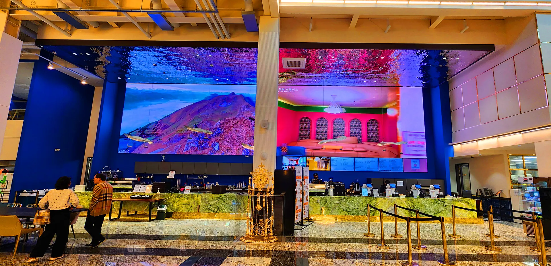 LEDFUL LED display installed at a commercial project